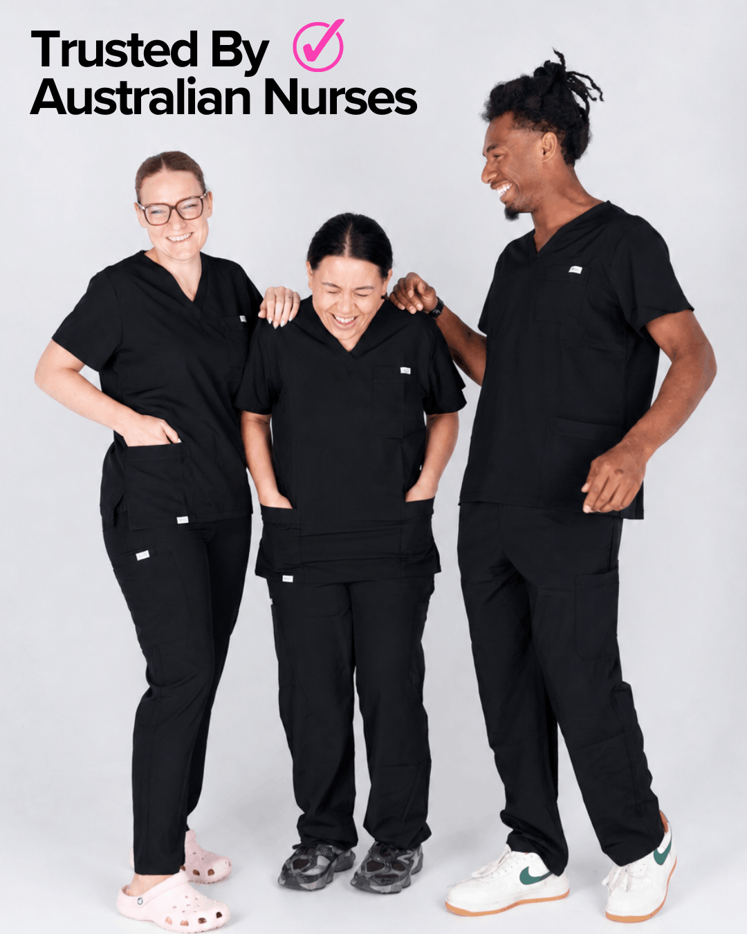 THE EVERYDAY SCRUB SET – ONYX BLACK