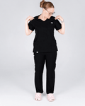 THE EVERYDAY SCRUB SET – ONYX BLACK